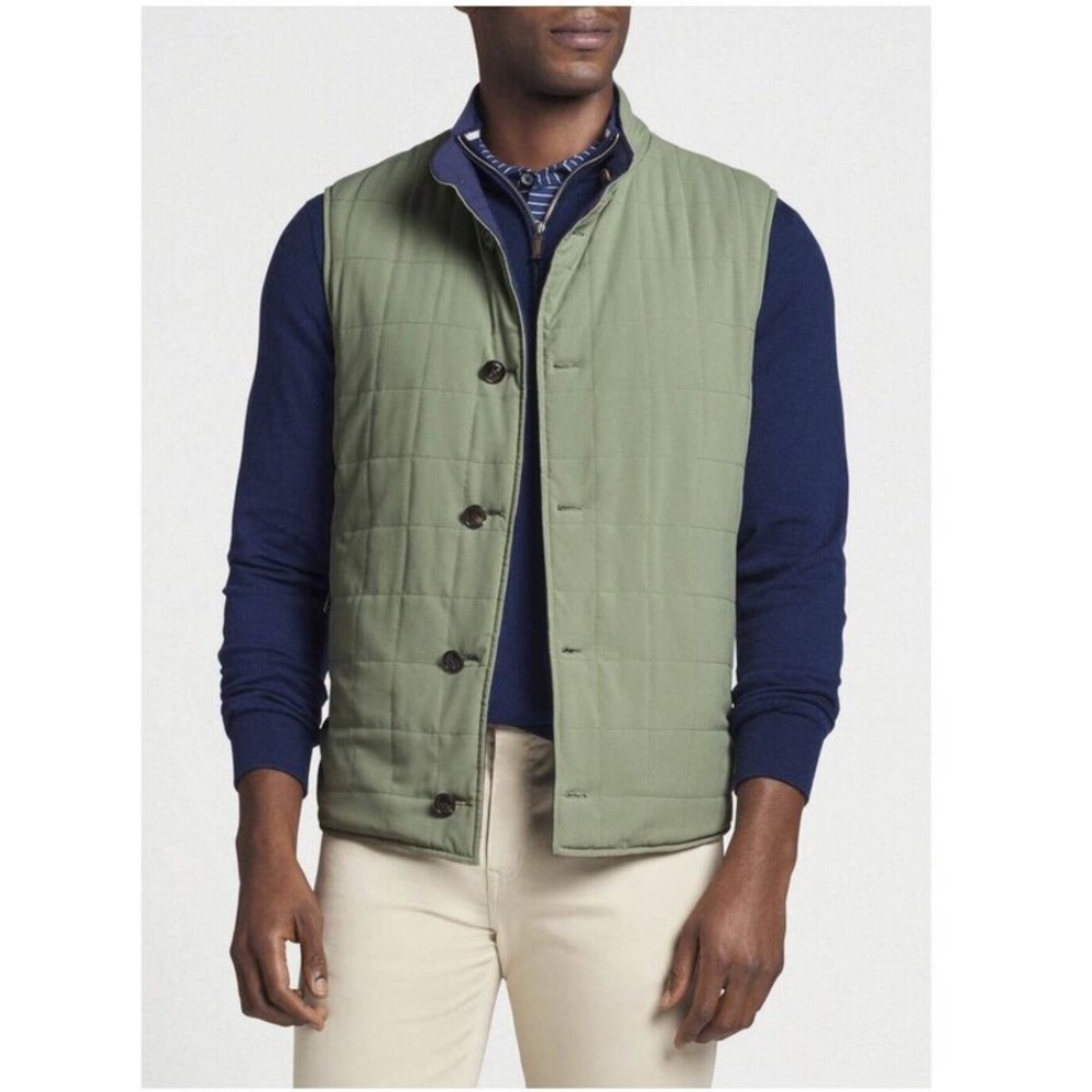 Peter Millar Navy/green Vest